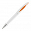Ручка шариковая "Sophie", белый/оранжевый с логотипом в Ставрополе заказать по выгодной цене в кибермаркете AvroraStore