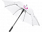 Противоштормовой зонт Noon 23 полуавтомат, белый с логотипом в Ставрополе заказать по выгодной цене в кибермаркете AvroraStore