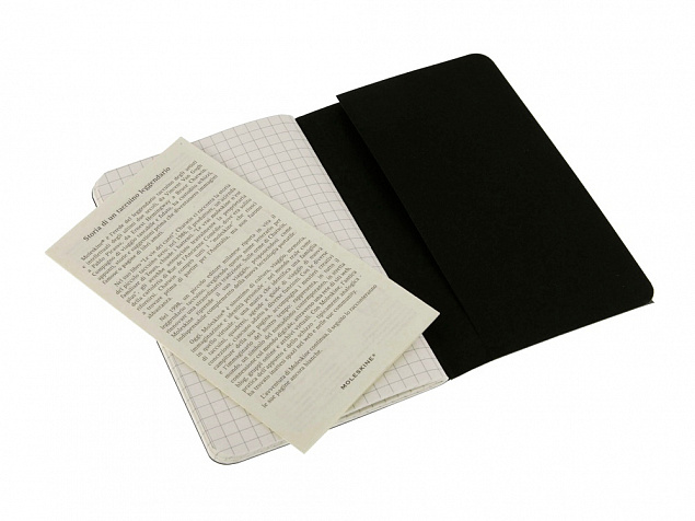 Записная книжка Moleskine Cahier, Pocket (в клетку), А6 с логотипом в Ставрополе заказать по выгодной цене в кибермаркете AvroraStore