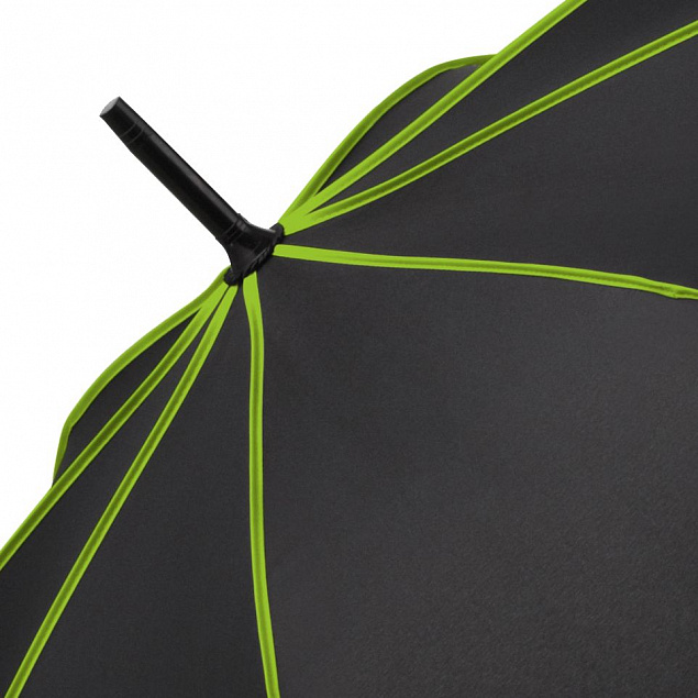Зонт-трость Seam, зеленое яблоко с логотипом в Ставрополе заказать по выгодной цене в кибермаркете AvroraStore