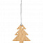 Деревянная подвеска Christmate, елочка с логотипом в Ставрополе заказать по выгодной цене в кибермаркете AvroraStore