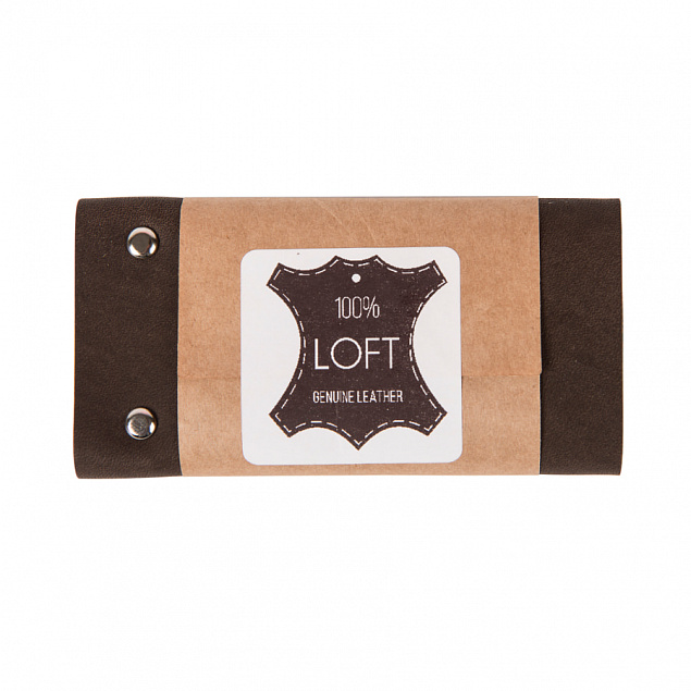 Ключница  кожаная, "LOFT" с логотипом в Ставрополе заказать по выгодной цене в кибермаркете AvroraStore