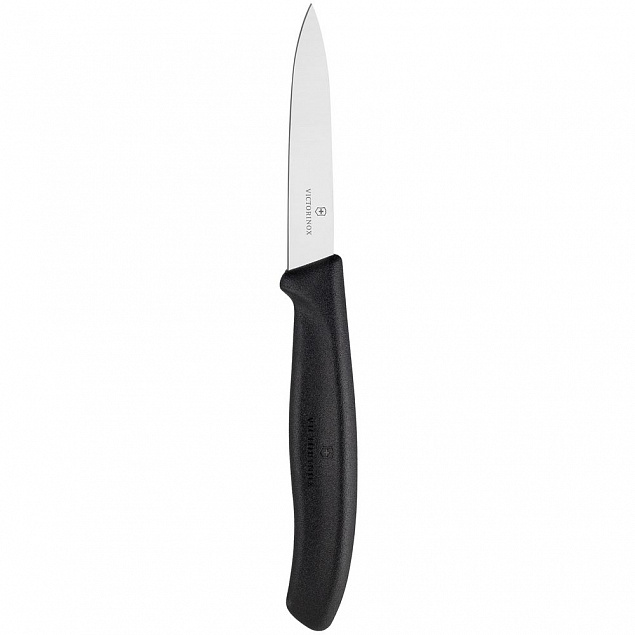 Набор ножей Victorinox Swiss Classic Paring, черный с логотипом в Ставрополе заказать по выгодной цене в кибермаркете AvroraStore