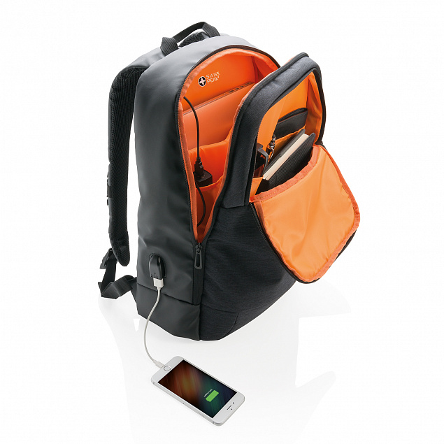 Рюкзак Swiss Peak для ноутбука 15" с логотипом в Ставрополе заказать по выгодной цене в кибермаркете AvroraStore