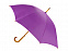 Зонт-трость полуавтоматический с деревянной ручкой с логотипом в Ставрополе заказать по выгодной цене в кибермаркете AvroraStore
