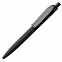 Ручка шариковая Prodir QS03 PRP Tyre Soft Touch, черная с логотипом в Ставрополе заказать по выгодной цене в кибермаркете AvroraStore