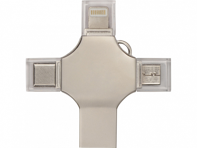 USB-флешка 3.0 на 32 Гб 4-в-1 Ultra с логотипом в Ставрополе заказать по выгодной цене в кибермаркете AvroraStore