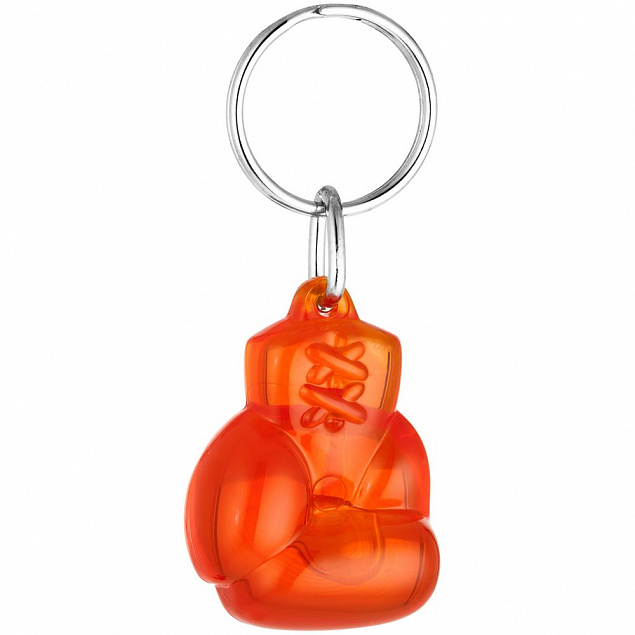 Брелок Fight, оранжевый, прозрачный с логотипом в Ставрополе заказать по выгодной цене в кибермаркете AvroraStore