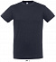 Фуфайка (футболка) REGENT мужская,Темно-синий 3XL с логотипом в Ставрополе заказать по выгодной цене в кибермаркете AvroraStore