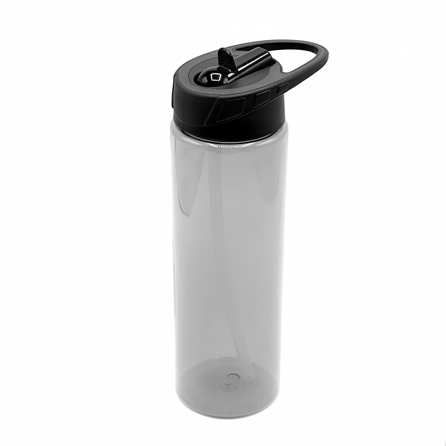 Пластиковая бутылка Mystik - Черный AA с логотипом в Ставрополе заказать по выгодной цене в кибермаркете AvroraStore