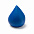 Каплевидный антистресс DONA, Королевский синий с логотипом в Ставрополе заказать по выгодной цене в кибермаркете AvroraStore