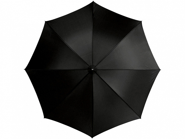 Зонт Karl 30 механический, черный с логотипом в Ставрополе заказать по выгодной цене в кибермаркете AvroraStore