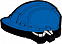 Флешка «Каска», синяя, 8 Гб с логотипом в Ставрополе заказать по выгодной цене в кибермаркете AvroraStore