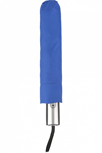 Зонт складной Fiber, ярко-синий с логотипом в Ставрополе заказать по выгодной цене в кибермаркете AvroraStore