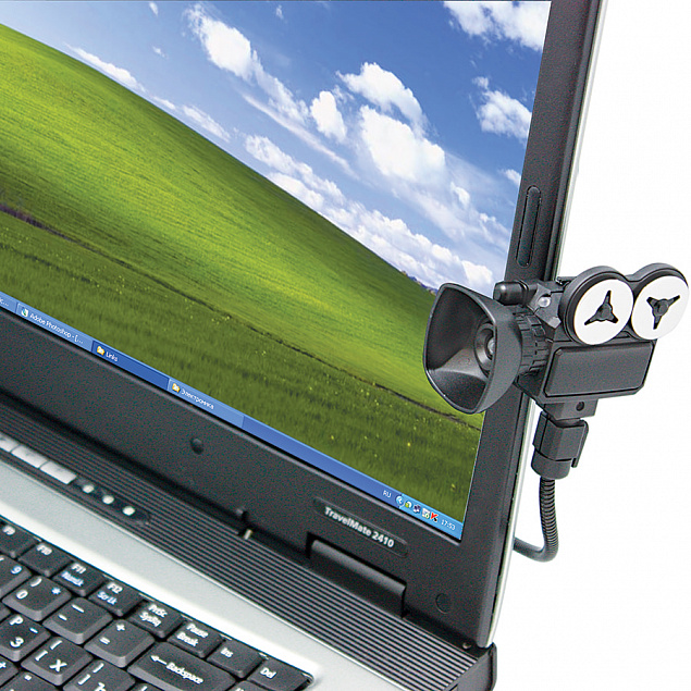 Веб-камера с микрофоном "Мотор!", USB разъем, пластик с логотипом в Ставрополе заказать по выгодной цене в кибермаркете AvroraStore