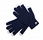 Перчатки сенсорные DESPIL, полиэстер RPET,темно-синие с логотипом в Ставрополе заказать по выгодной цене в кибермаркете AvroraStore