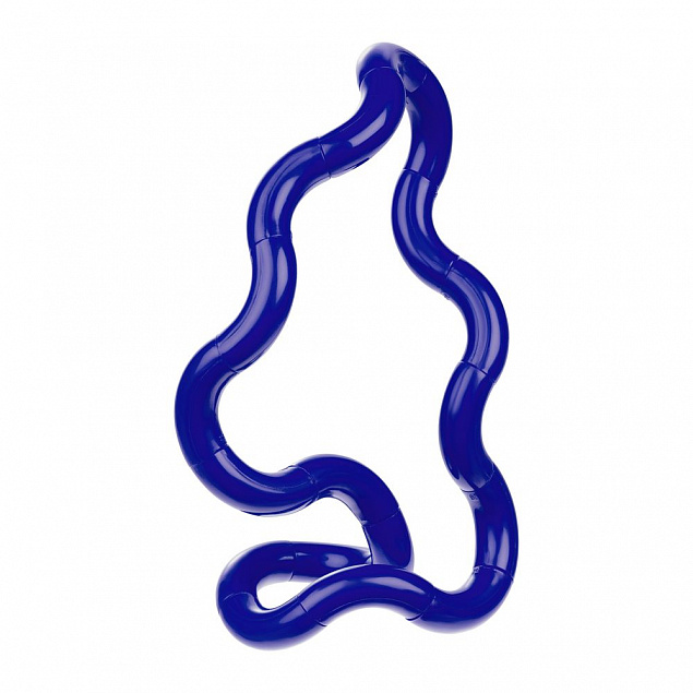 Антистресс «Змейка», синий с логотипом в Ставрополе заказать по выгодной цене в кибермаркете AvroraStore