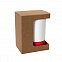 Коробка для кружки 26700, размер 11,9х8,6х15,2 см, микрогофрокартон, коричневый с логотипом в Ставрополе заказать по выгодной цене в кибермаркете AvroraStore