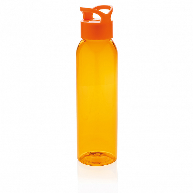 Герметичная бутылка для воды из AS-пластика, оранжевая с логотипом в Ставрополе заказать по выгодной цене в кибермаркете AvroraStore