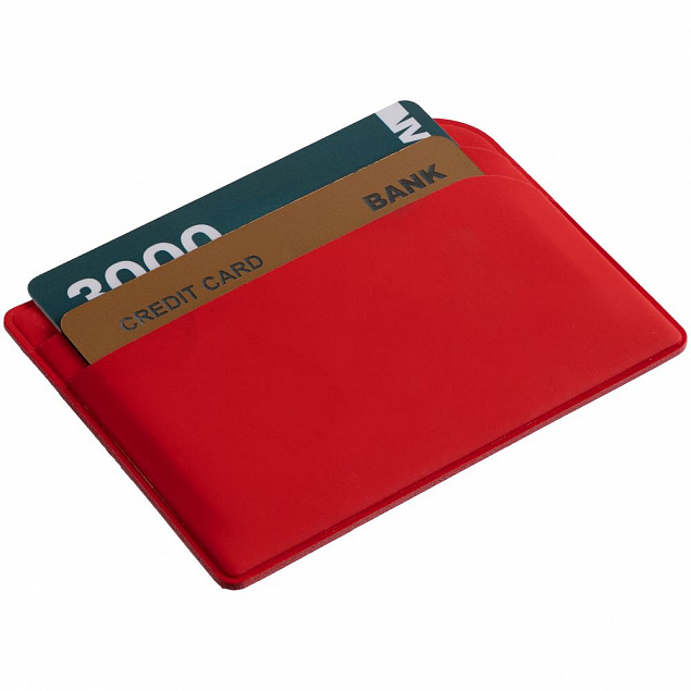 Чехол для карточек Dorset, красный с логотипом в Ставрополе заказать по выгодной цене в кибермаркете AvroraStore