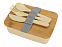Ланч-бокс Lunch из пшеничного волокна с бамбуковой крышкой с логотипом в Ставрополе заказать по выгодной цене в кибермаркете AvroraStore