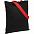 Холщовая сумка BrighTone, черная с зелеными ручками с логотипом в Ставрополе заказать по выгодной цене в кибермаркете AvroraStore