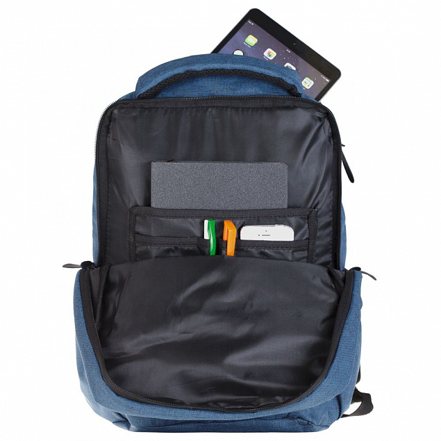 Рюкзак для ноутбука Burst, синий с логотипом в Ставрополе заказать по выгодной цене в кибермаркете AvroraStore