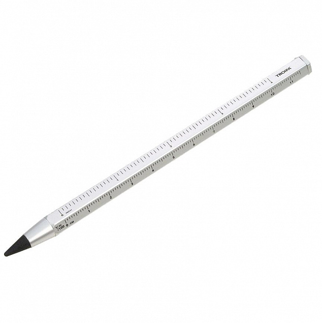 Вечный карандаш Construction Endless, серебристый с логотипом в Ставрополе заказать по выгодной цене в кибермаркете AvroraStore