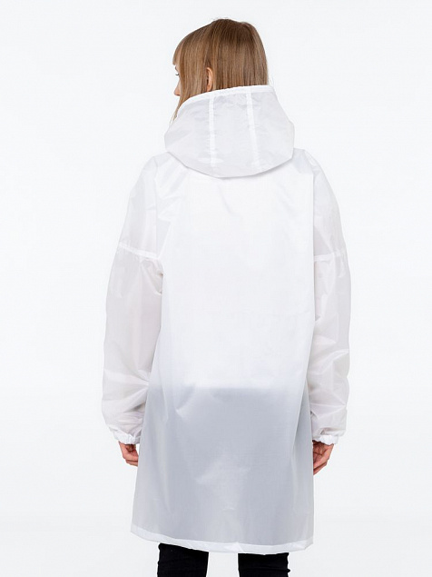 Дождевик Rainman Zip, белый с логотипом в Ставрополе заказать по выгодной цене в кибермаркете AvroraStore