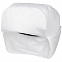Шапка-ушанка Shelter, белая с логотипом в Ставрополе заказать по выгодной цене в кибермаркете AvroraStore