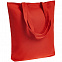 Холщовая сумка Avoska, красная с логотипом в Ставрополе заказать по выгодной цене в кибермаркете AvroraStore