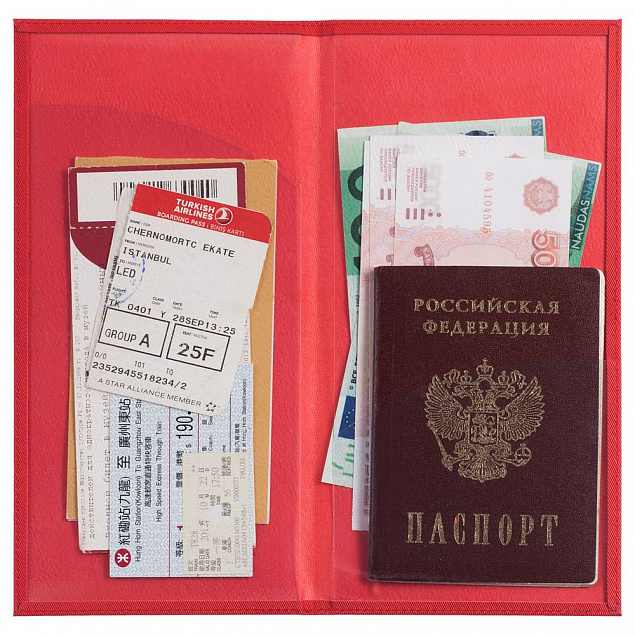 Органайзер для путешествий Twill, красный с логотипом в Ставрополе заказать по выгодной цене в кибермаркете AvroraStore