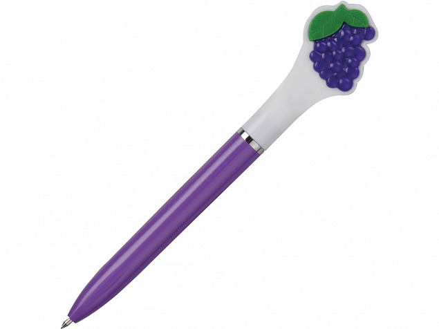Ручка шариковая  Виноград, фиолетовый с логотипом в Ставрополе заказать по выгодной цене в кибермаркете AvroraStore