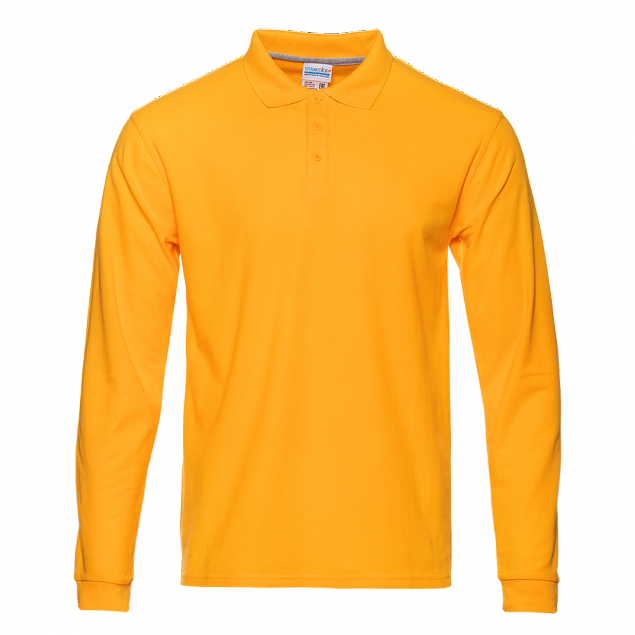 Рубашка поло Рубашка мужская 04S Жёлтый с логотипом в Ставрополе заказать по выгодной цене в кибермаркете AvroraStore