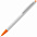Ручка шариковая Tick, белая с красным с логотипом в Ставрополе заказать по выгодной цене в кибермаркете AvroraStore