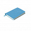 Ежедневник недатированный SALLY, A6, голубой, кремовый блок с логотипом в Ставрополе заказать по выгодной цене в кибермаркете AvroraStore
