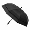 Зонт-трость Bora, черный с логотипом в Ставрополе заказать по выгодной цене в кибермаркете AvroraStore