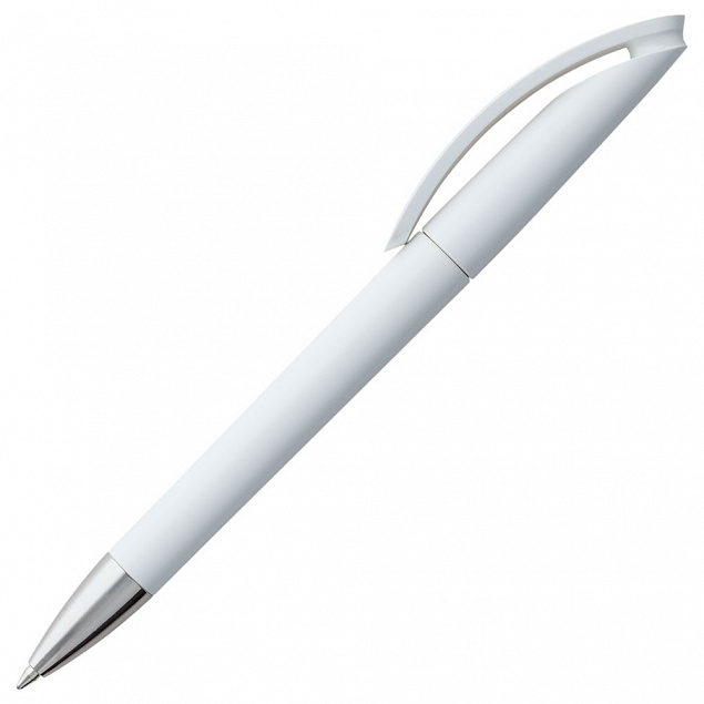 Ручка шариковая Prodir DS3.1 TPC, белая с логотипом в Ставрополе заказать по выгодной цене в кибермаркете AvroraStore