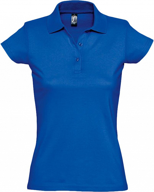 Рубашка поло женская Prescott Women 170, ярко-синяя (royal) с логотипом в Ставрополе заказать по выгодной цене в кибермаркете AvroraStore