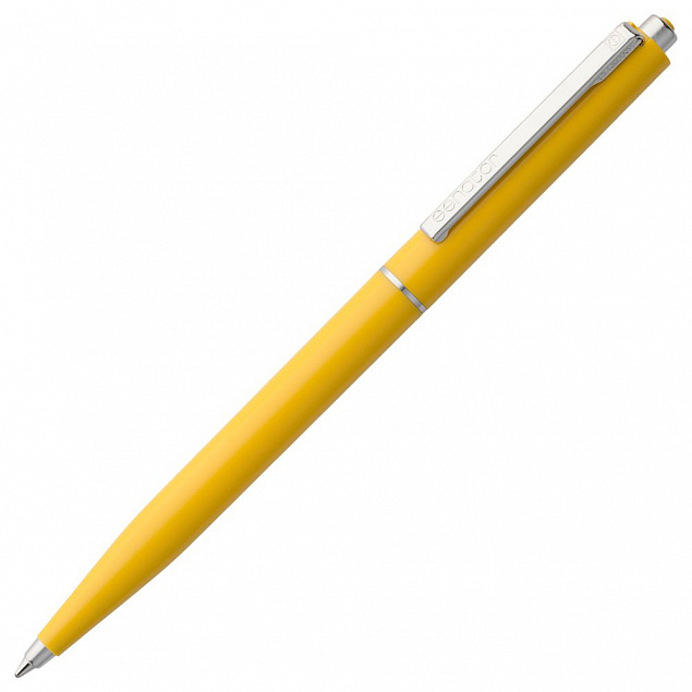 Ручка шариковая Senator Point ver. 2, желтая с логотипом в Ставрополе заказать по выгодной цене в кибермаркете AvroraStore