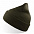 Шапка вязаная  двойная "Wind", с отворотом_темно-серый,100% акрил  с логотипом в Ставрополе заказать по выгодной цене в кибермаркете AvroraStore