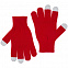 Перчатки сенсорные Real Talk, красные с логотипом в Ставрополе заказать по выгодной цене в кибермаркете AvroraStore