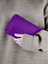 Флисовый плед Warm&Peace, фиолетовый с логотипом в Ставрополе заказать по выгодной цене в кибермаркете AvroraStore
