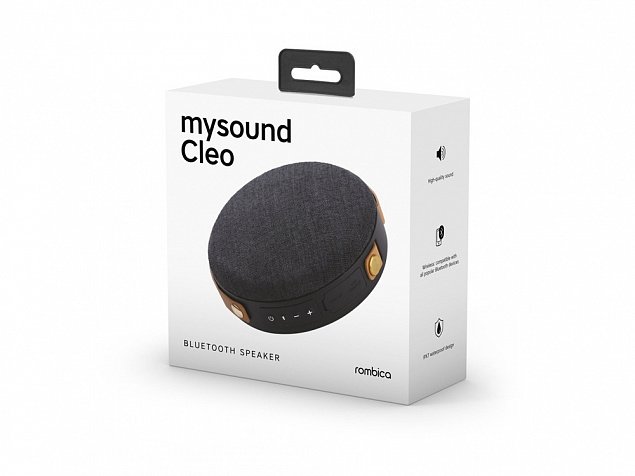 Портативная колонка «mySound Cleo», 8 Вт с логотипом в Ставрополе заказать по выгодной цене в кибермаркете AvroraStore