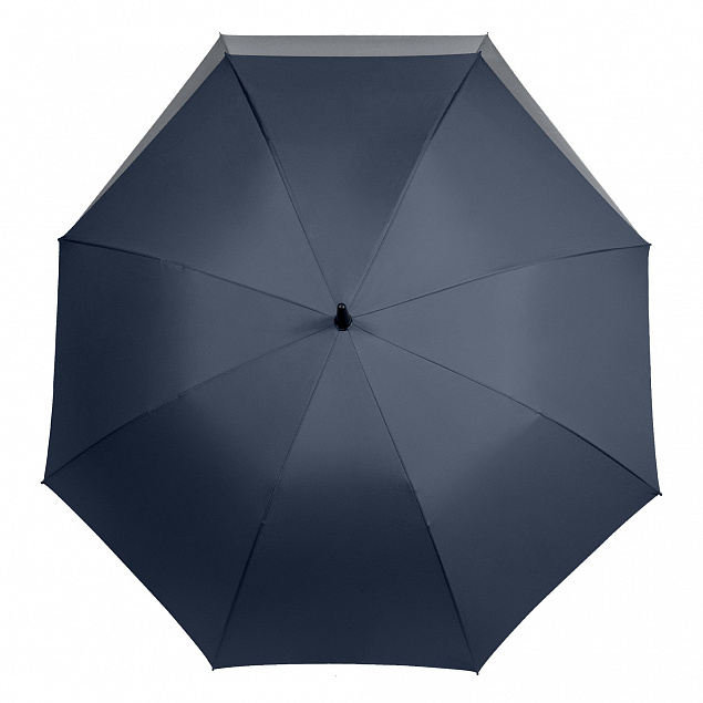 Зонт-трость Portobello Dune, синий/серый с логотипом в Ставрополе заказать по выгодной цене в кибермаркете AvroraStore