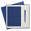 Подарочный набор Portobello/Summer time синий-2(Ежедневник недат А5, Ручка) беж. ложемент с логотипом в Ставрополе заказать по выгодной цене в кибермаркете AvroraStore