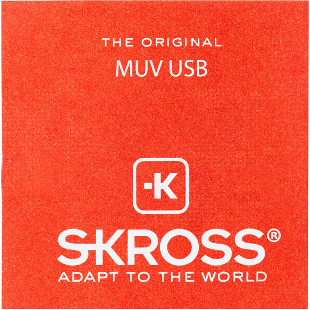 Зарядное устройство S-Kross MUV USB для путешествий, белое с логотипом в Ставрополе заказать по выгодной цене в кибермаркете AvroraStore