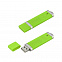Флеш-карта USB 8GB "Абсолют", зеленое яблоко с логотипом в Ставрополе заказать по выгодной цене в кибермаркете AvroraStore
