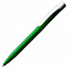 Ручка шариковая Pin Silver, зеленая с логотипом в Ставрополе заказать по выгодной цене в кибермаркете AvroraStore