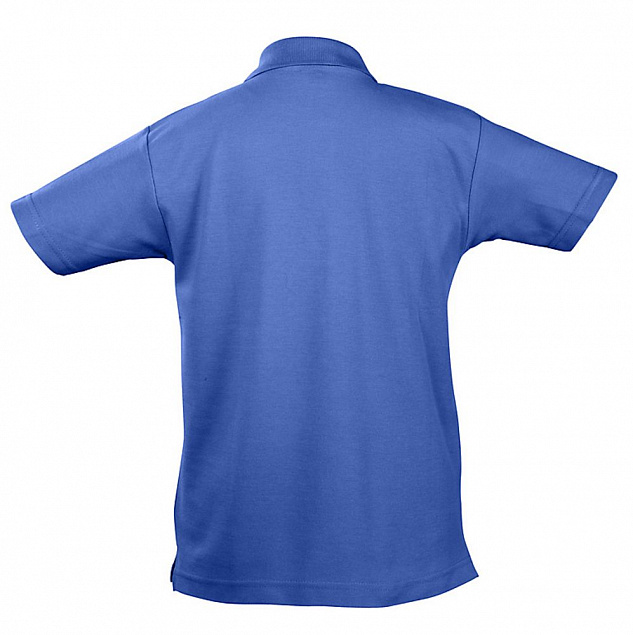 Рубашка поло детская Summer II Kids 170, ярко-синяя с логотипом в Ставрополе заказать по выгодной цене в кибермаркете AvroraStore